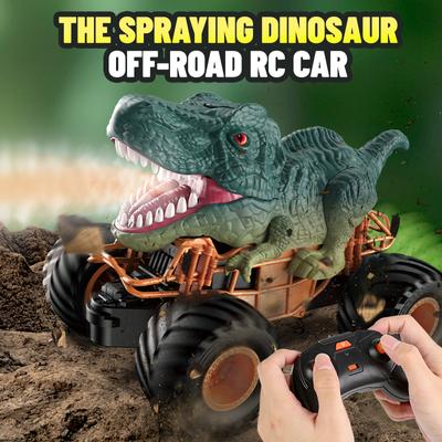 Spray Dinosaur Off-Road RC Car Toy Climbing Off-Road Bigfoot Tyrannosaurus Rex Triceratops Stunt Car For Childreren's Gift Toys