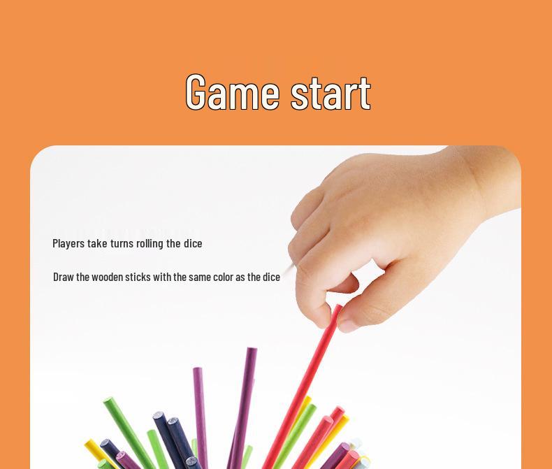 Balance Drawing Pick-Up Sticks: Educational Wooden Game for Parent-Child Interaction, Ideal for Kindergarten Kids