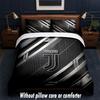 Set Biancheria da Letto Juventus FC Design 1 Copripiumino + 2 Federe Morbido Traspirante Biancheria da Letto per la Casa