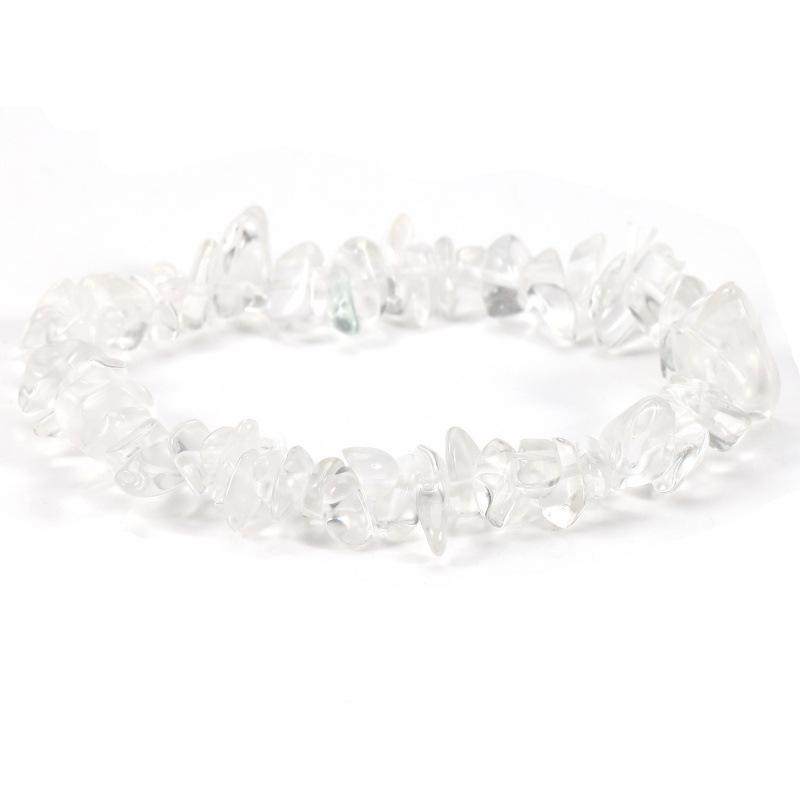 Amethyst & Amazonit Splitstein Elastisches Armband