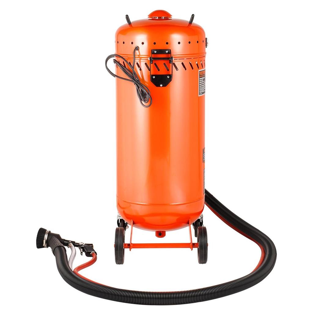 28 Gal Vacuum Sand Blaster Dustless Sandblaster with 1200W Vacuum System