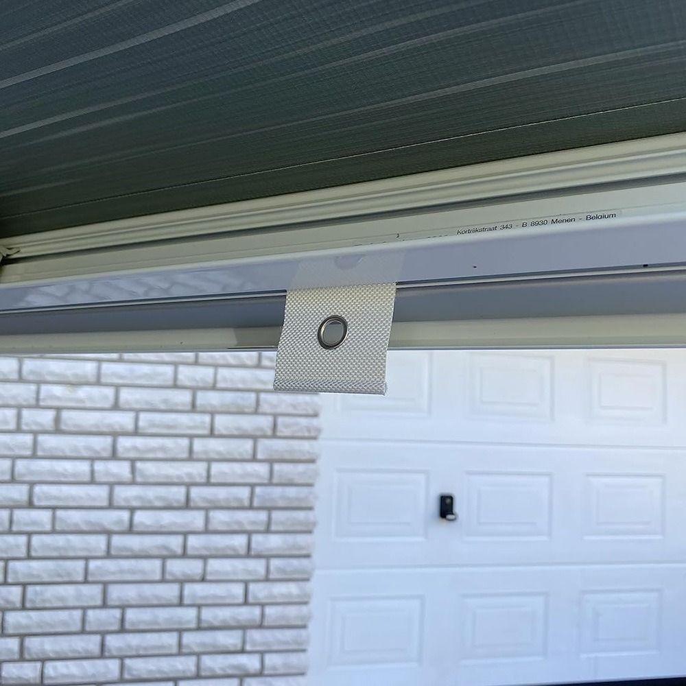 8pcs With Holes RV Tent Hangers Caravan Sunshade Hook Clips Durable Camping Awning Hooks