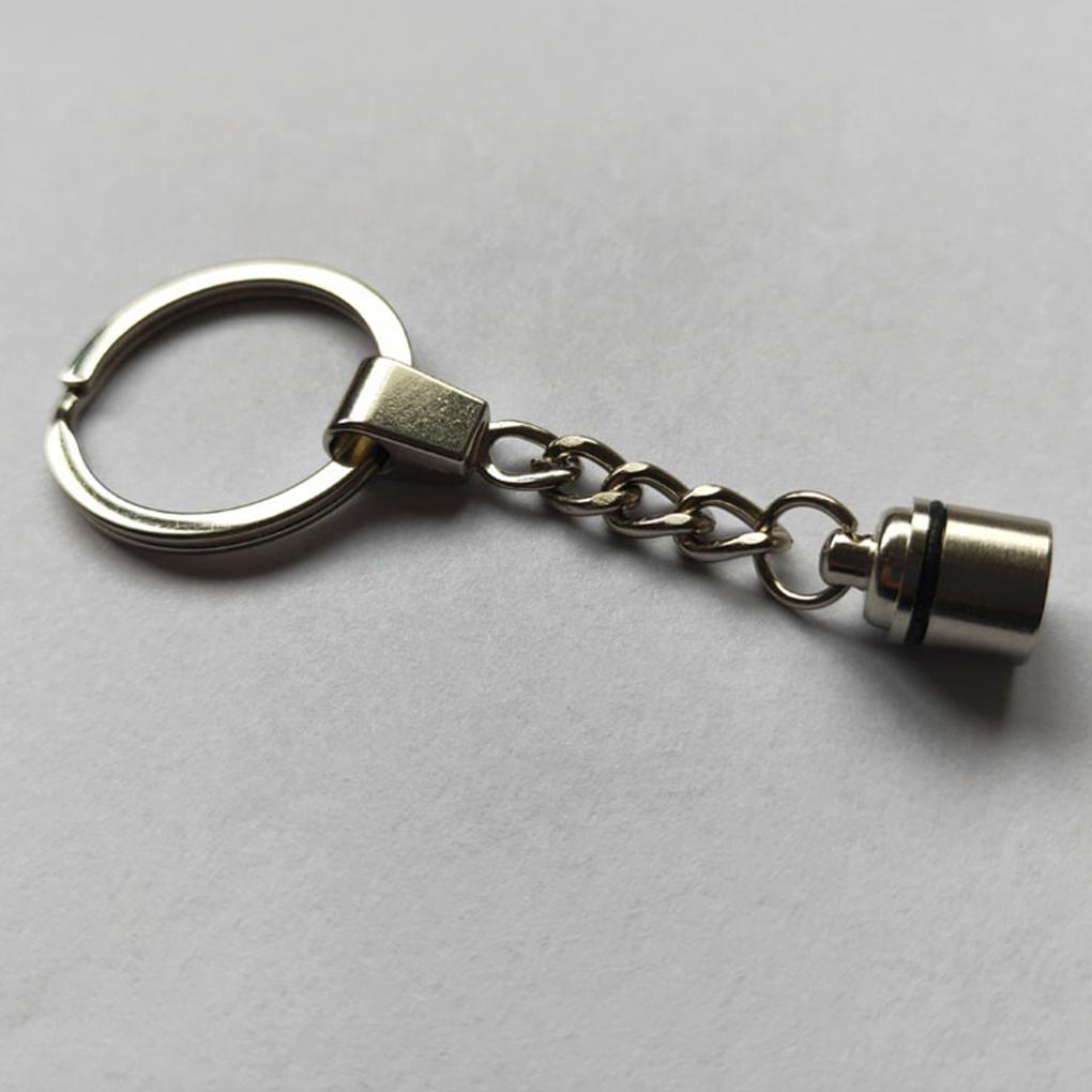 Keychain Light Zinc Alloy Portable Keyring Lamp Handbag Outdoor Key Chain Pendant Storage Battery Operated Decorative