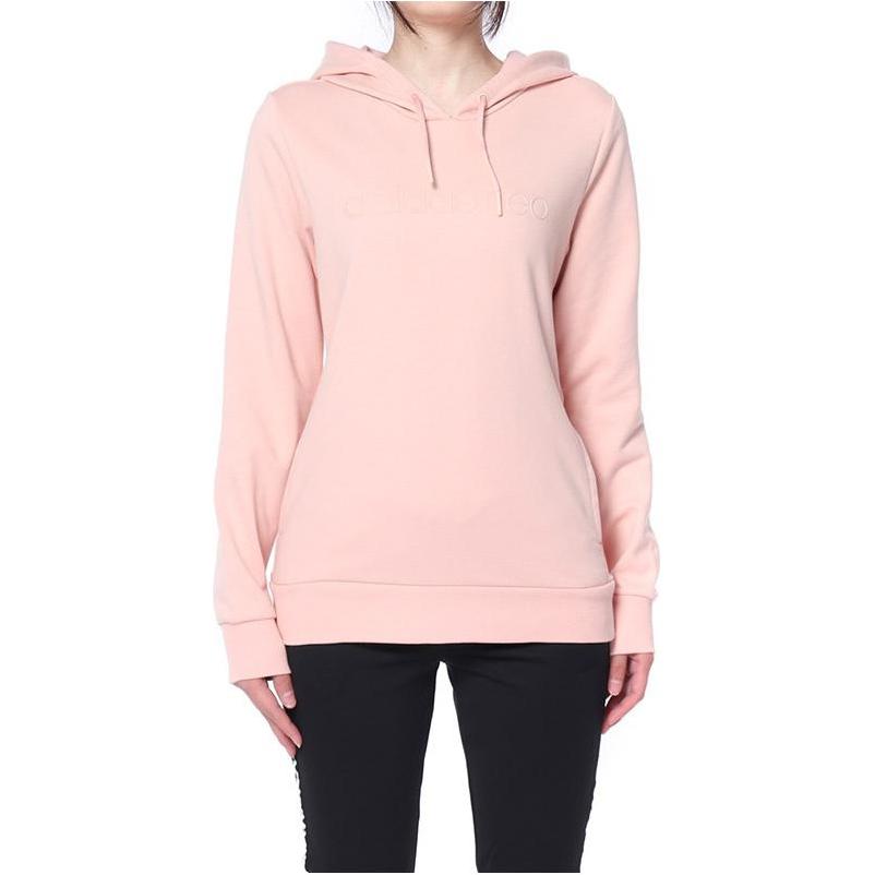 adidas Sweatshirts Women's Pink Hooded Moderate Regular DU2371