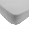 BABYCALIN Drap Housse Bébé Gris 60 X 120 Cm Jersey 130gr/m²