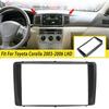 2 Din Stereo Radio Fascia Plate Panel Frame For Toyota Corolla 2003-2006
