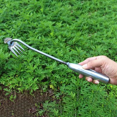 Weed Puller Reusable Convenient Sturdy Easy Operation Wear-resistant Pulling Iron Grass Root Remover Gardening Tool Home Supply