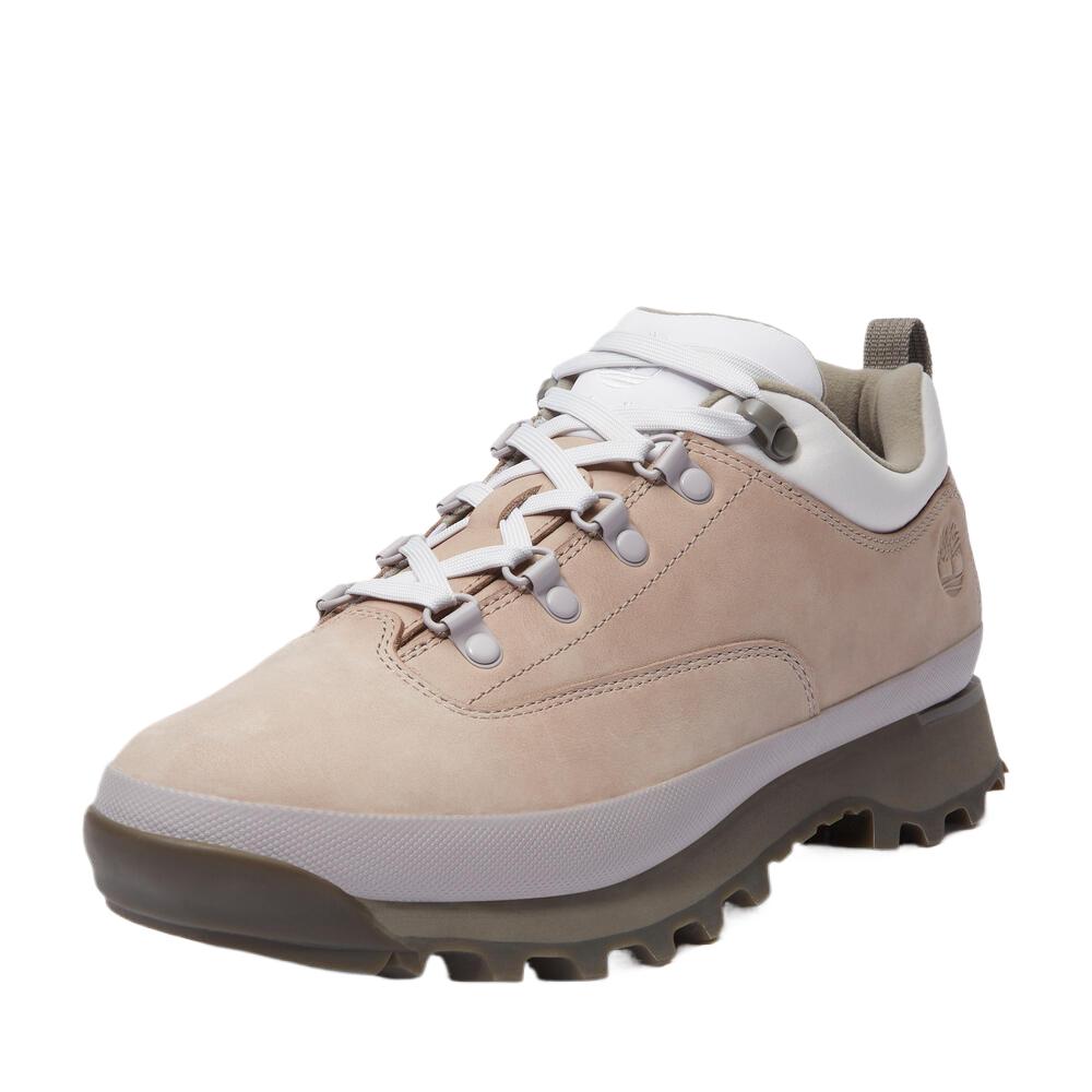 Timberland Euro Hiker Leather Fashion Comfortable Versatile Shock Absorbing Breathable Low Top Training Shoes Men sneaker Light-Beige TB0A6EP1EO2