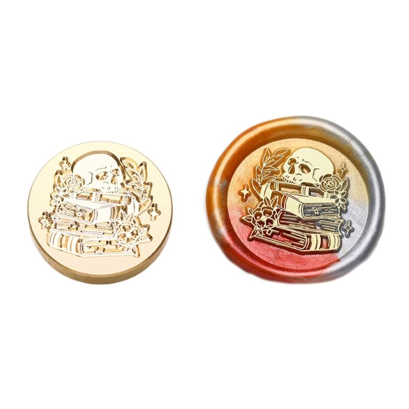 

Wax Seal Stamp Flower Sealing Wax Stamp Brass Wax Stamp Head for Wedding Invitation Card Scrapbooking Decorations