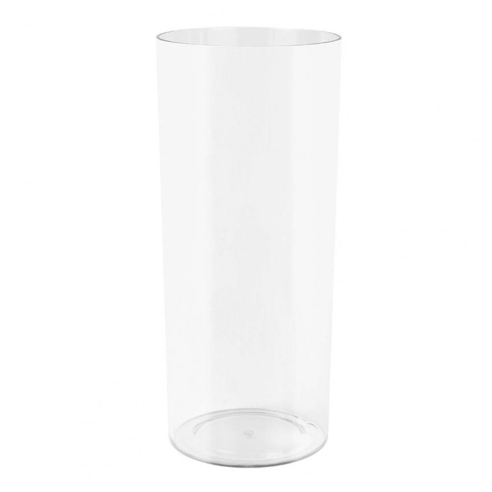 Flower Vase Elegant Cylinder Flower Vase for Wedding Party Centerpiece Dining Table Decor Transparent Hydroponic for Plants