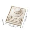 High-end Jewelry Tray with Partitioned Texture Jewelry Set Display Stand  Dresser