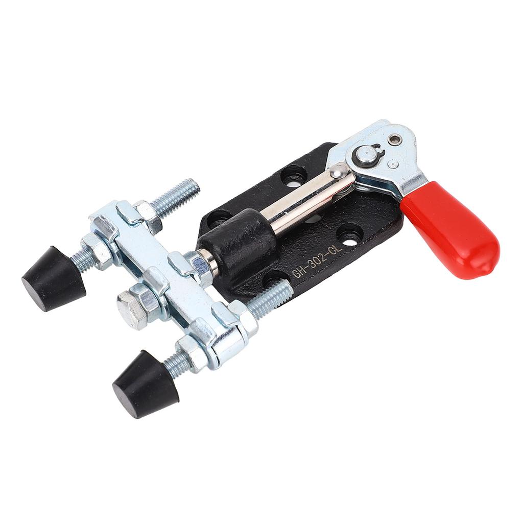 Push Pull Clamp Dual Head High Carbon Steel Quick Release Push Pull Adjustable Toggle Clamp 90kg