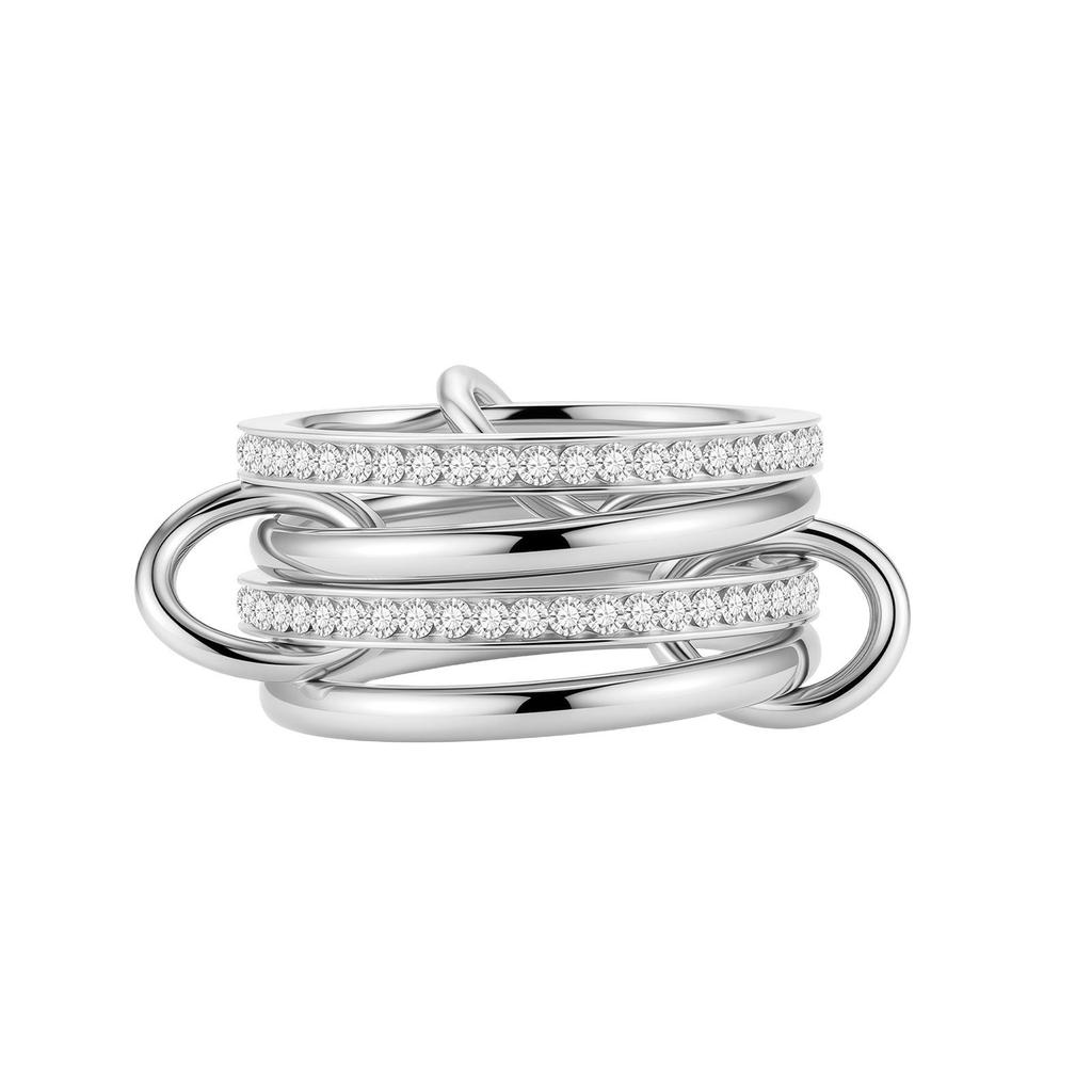 European-American Titanium Steel Stackable Finger Ring - Niche Design
