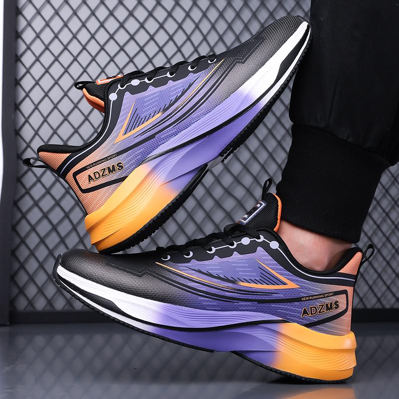 Marathon Sports Running Shoes Men Comfortable Outsole Wear-resistant Nonskid Leisure Outdoor Hiking Sneakers Athletic Shoes Mens