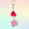 Cute Cartoon Flying Pigs with Balloons Keychain for Accessories Lovely Animals Keyring Jewelry Fans Friends Gifts