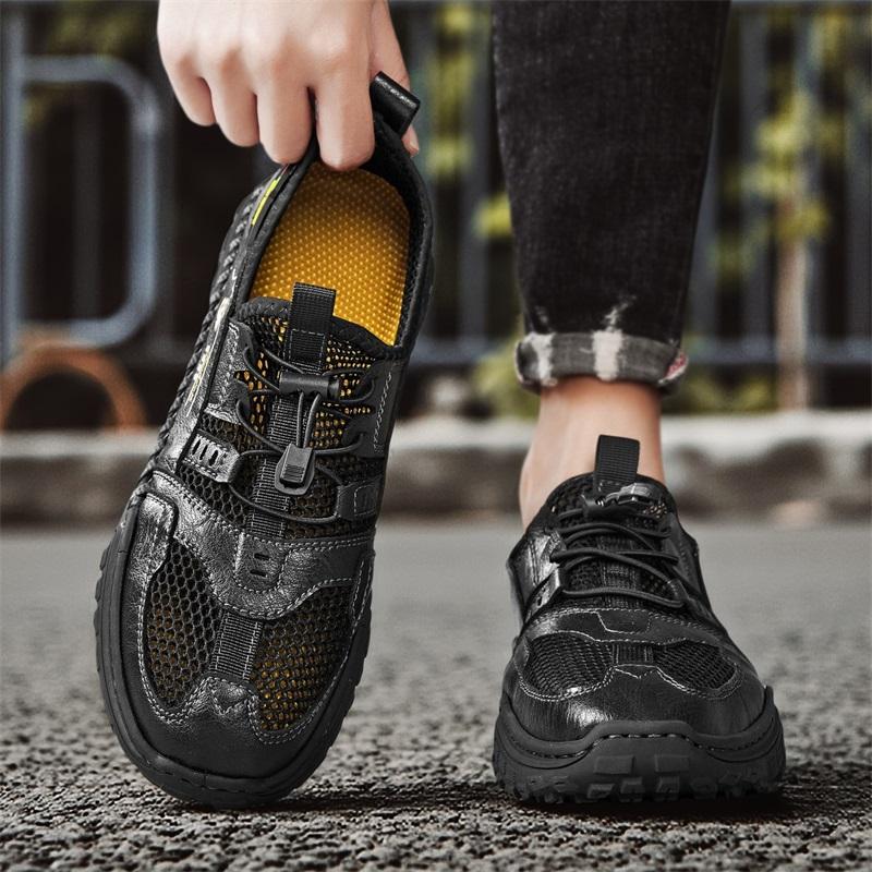 38-48 Men's Casual Sandals Breathable Mesh Shoes Lightweight Running Sneakers