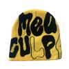 Hot Sell Customized  Adult Fashion Printing Soft Winter Hat Knitted With Letters for Men and Women