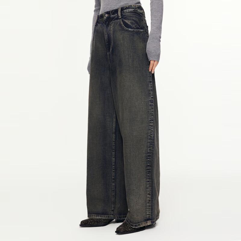 JNBY 2024 Autumn Wide-Leg Jeans