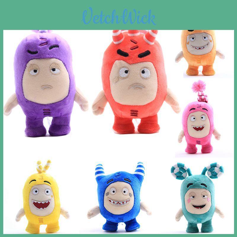 Adorable Oddbods 23cm Plush Soft Cuddly Toy Newt Bubbles Pogo Zee Jeff Fuse Slick Doll