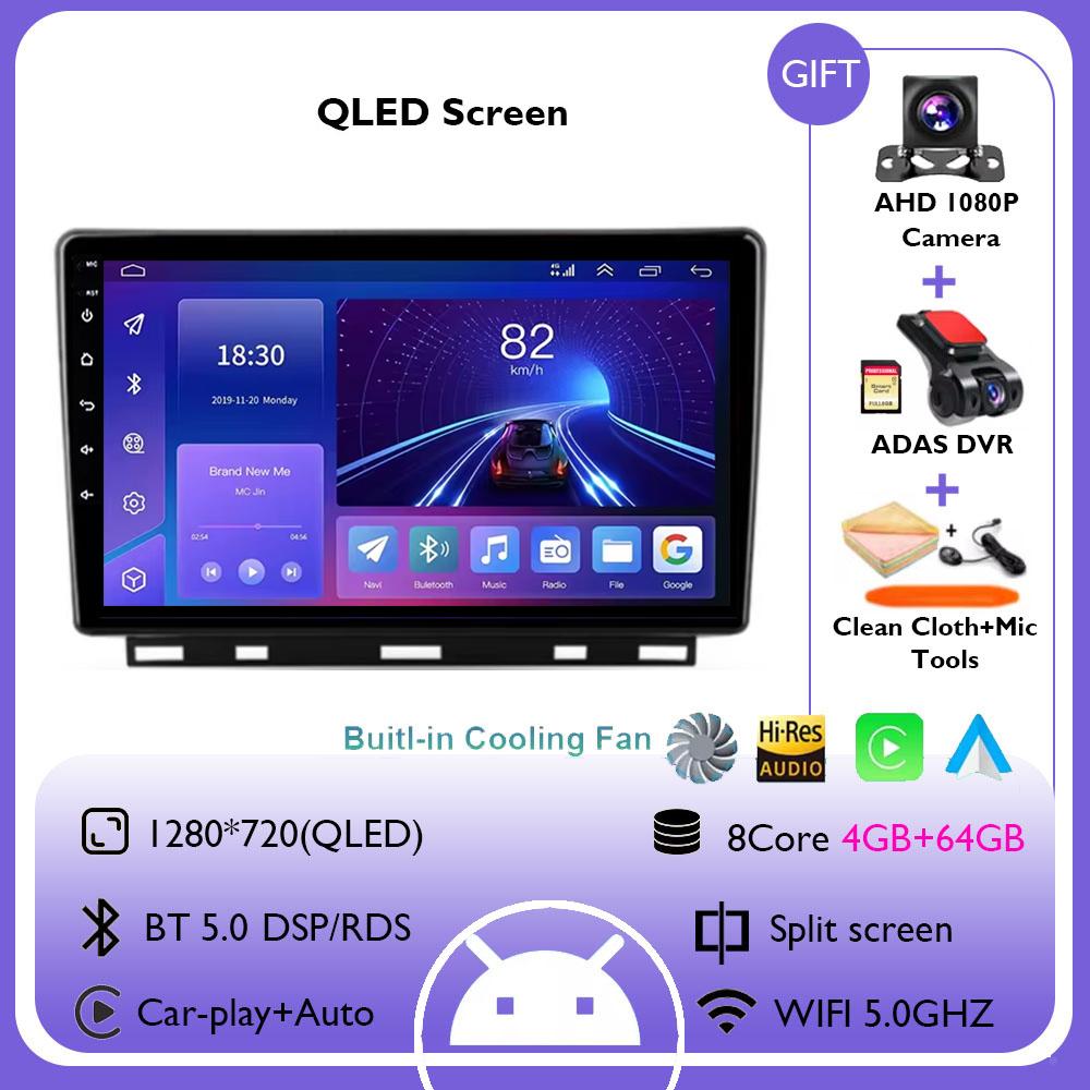 For Renault Clio 5 Lutecia 2019 - 2021 Android 14 Auto Car Radio Multimedia Video Player GPS Navigation Carplay Wifi 360 Camera