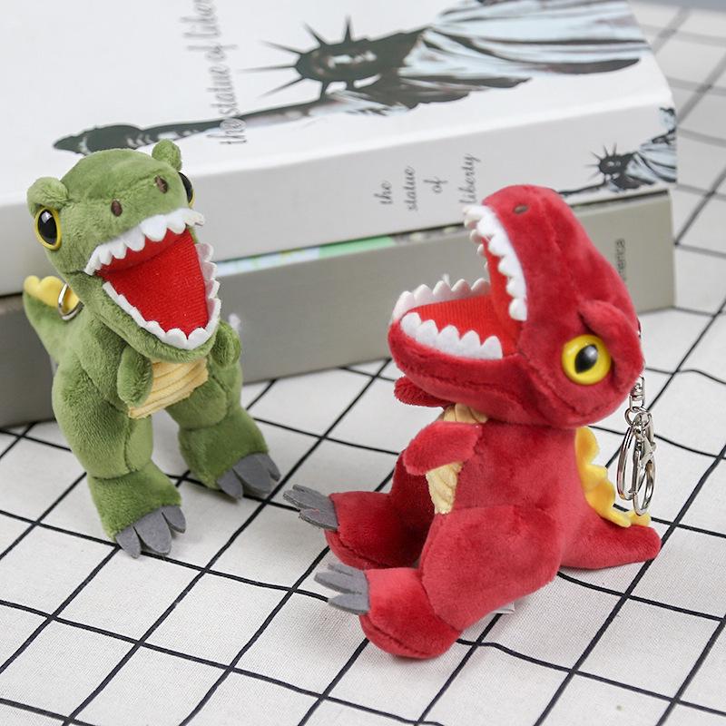 4-Zoll Tyrannosaurus Rex Schlüsselanhänger: Plüsch Dinosaurier Figur & Handtaschenanhänger – Greifautomat Spielzeug Geschenk