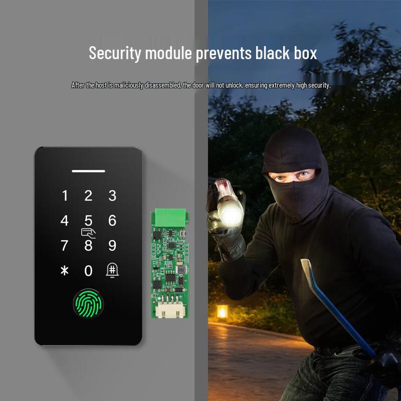 OLOEY Bluetooth Embedded Fingerprint Access Control System CN plug (adapter included)