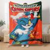 1pc Tom & Jerry's Comic Capers Flannel Blanket Soft Warm Throw for Home, Office, Travel, All-Season Cozy Bedding GiftL1265