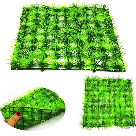 Artificial Water Aquatic Green Grass Plant Lawn Aquarium