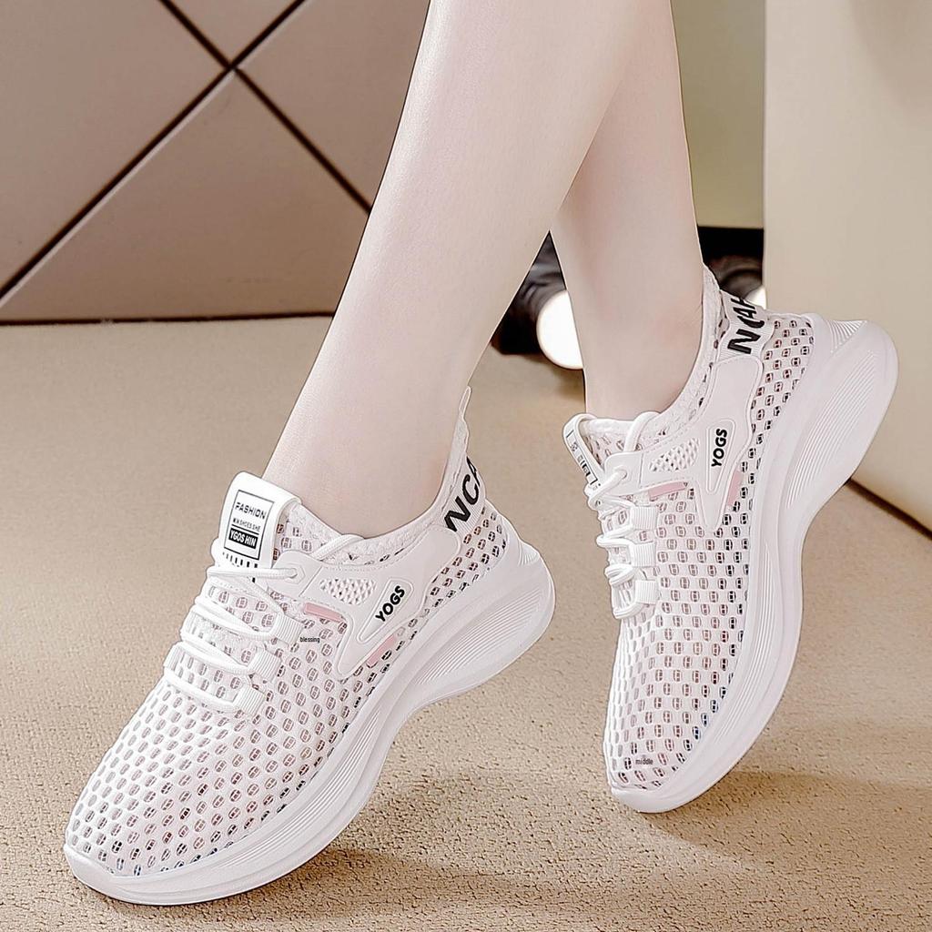 2026 Summer Women's Trendy Low-Top Mesh Running Shoes - Lightweight, Soft Sole, Breathable, Casual
