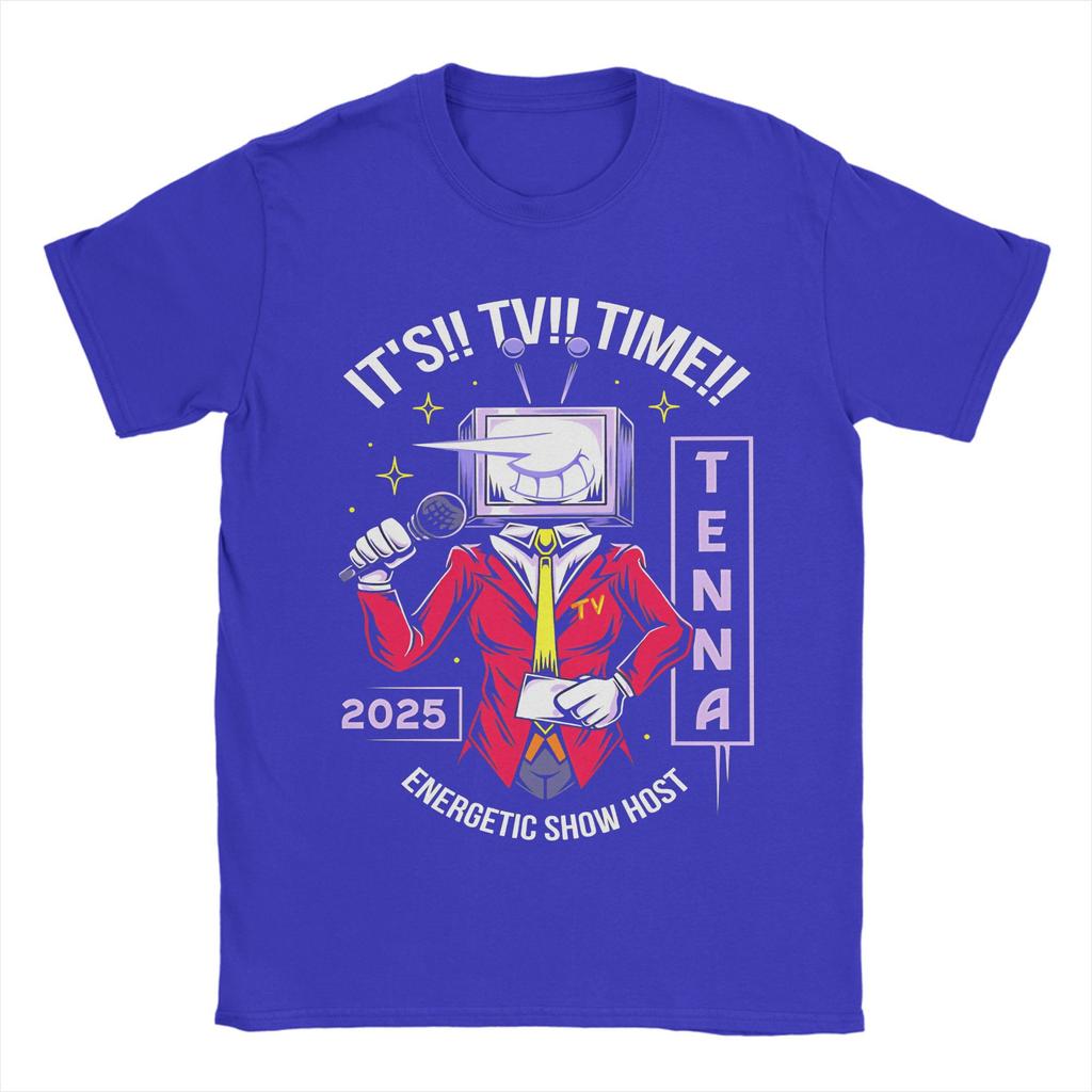 Energetic Show Host Deltarune Tee Shirt for Men Women Graphic Print T Shirts 100% Cotton Clothing