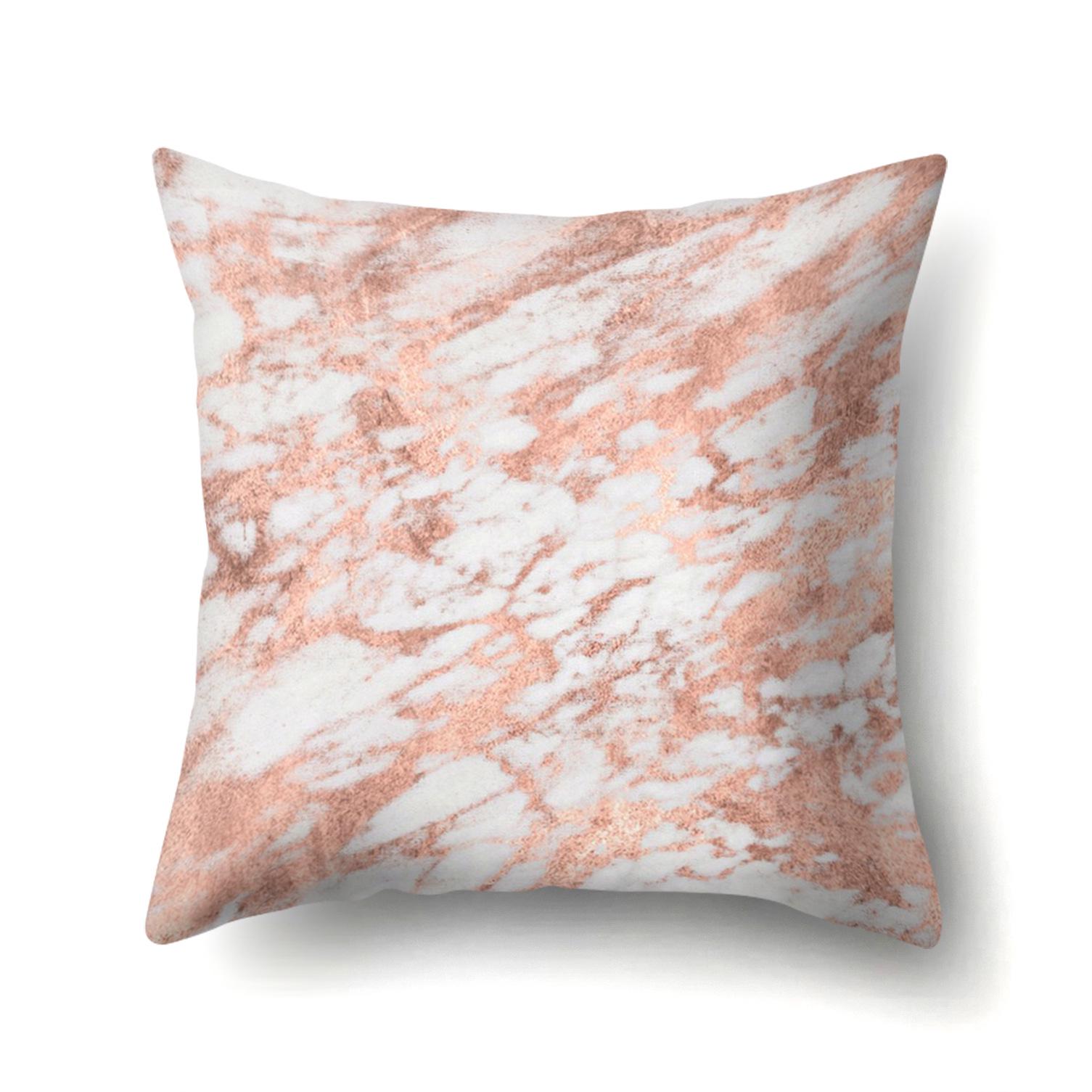 

Geometric Marble Pattern Polyester Pillow Case European and American Fashion Simple Pillow Case 45 * 45 without pillow core