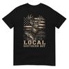 Local Southern Boy Deer Duck Trout Fishing Hunting Camo Vintage Graphic T Shirt