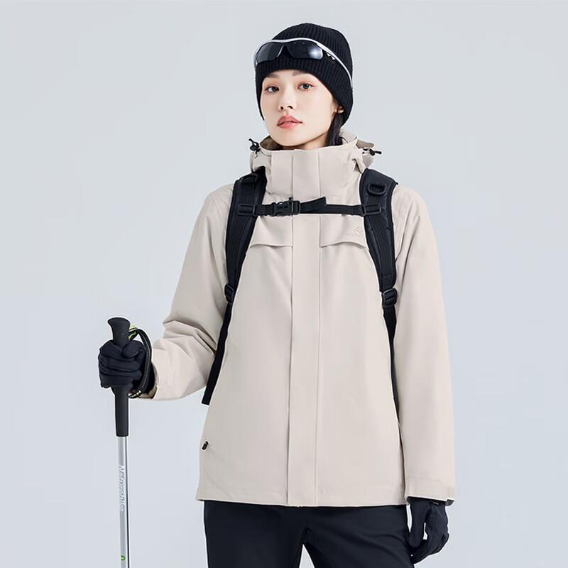 Women's 3-in-1 Fleece Lined Waterproof Outdoor Jacket