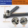 NEW Manual Bending Machine Steel Bar Benders Braided Basket Anchor Hook Iron Steel Copper Bar Light Bracket Manual Bending Tool