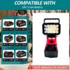 For Milwaukee 18V Li-ion Battery 3inch 15 LED Portable Lanterns Spotlight Torch LED Work Lights Camping Lamp Emergency Lighting