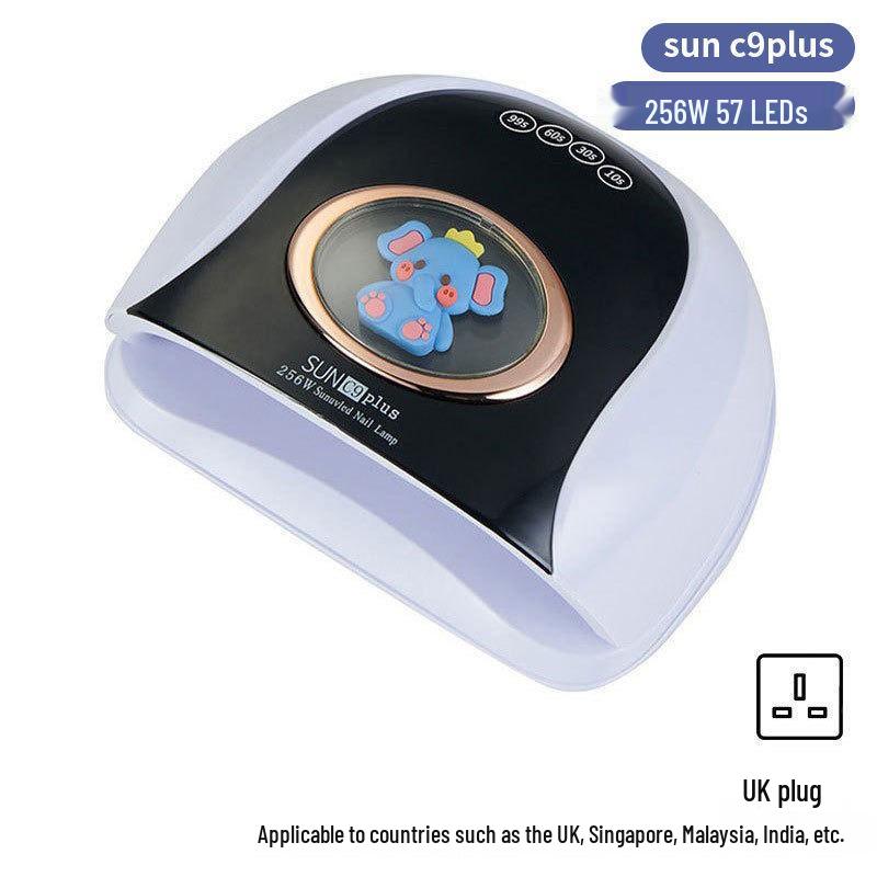 Dazzling 256W LED Nail Curing Lamp, Quick Dry Gel Lamp for Salon Use