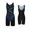 Jeteseu Women'S Aqua Dt 3-Part Half-Body Indoor Swimsuit Thunder L_9A4311