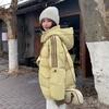 Damen Winter Kapuzenjacke Koreanisch Locker Kurz Baumwollmantel Mode Student Lässig Warm Gefütterte Oberbekleidung