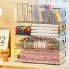 Caja de almacenamiento de acrílico, caja de plástico transparente para cosméticos de escritorio, caja para mascarillas faciales, caja para la piel, caja de almacenamiento para refrigerador