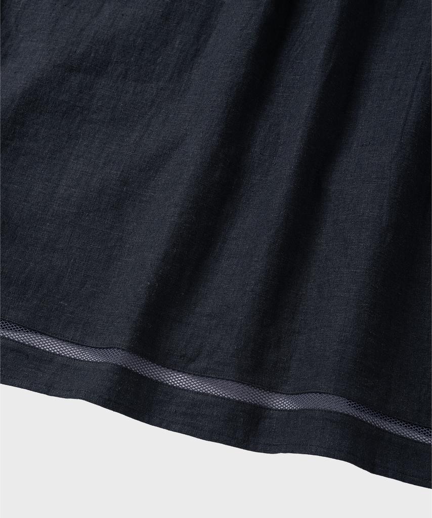 NONBLANK Embroidered Shirt_Navy