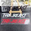 THE BEAST Motorcycle Helmet Stickers Waterproof for Motorbike Fuel tank Fender Front Fairing Electric Scooter Vinyl Decals