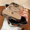 Luxury Magnetic Plating Clear Phone Case For iPhone 16 15 14 13 12 11 Pro Max 16 Plus For Magsafe Wireless Charging Cover Cases