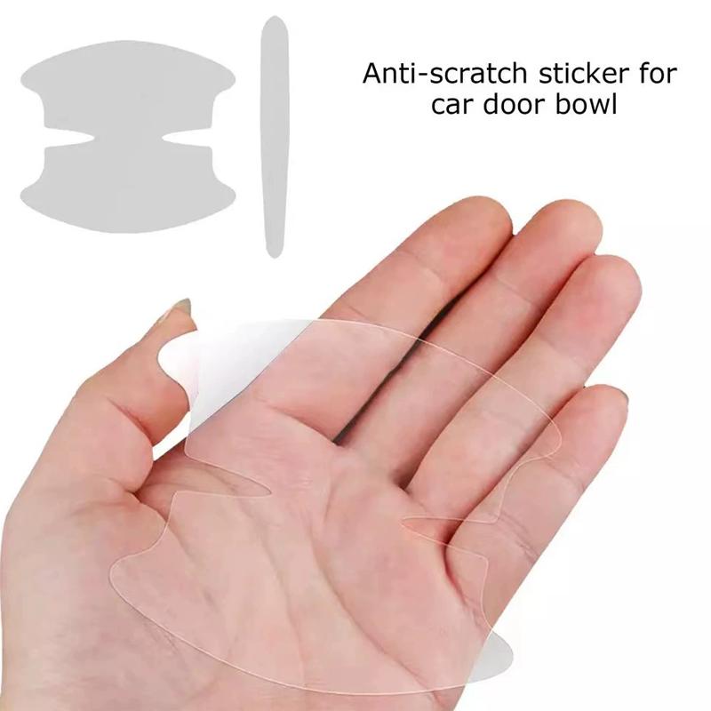 8PCS Door Handle Sticker, Scratch-proof Car Door Protective Sticker, Door Bowl Protective Film