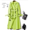 Women's Petite Mid-Length Trench Coat, 2026 Korean Version, Popular British Style, Spring/Autumn Over-the-Knee Outerwear