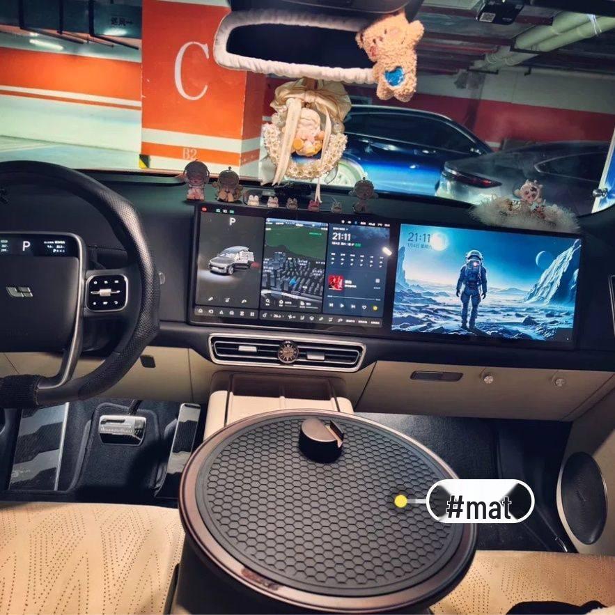 Auto-Innenraum-Anti-Rutsch-Matte für Hänge-Tisch und Getränkehalter