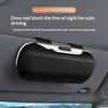Press Switch Car Glasses Box Sun Visor Glasses Holder Internal Soft Fabric Scratch Resistant Shock-Proof Eyeglasses Storage Case