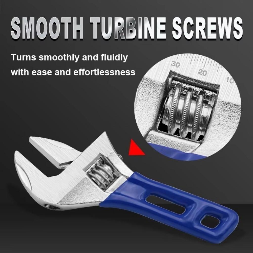 6/8inch Adjustable Spanner Short Handle Hand Tool Universal Bathroom Wrench Repair Tool