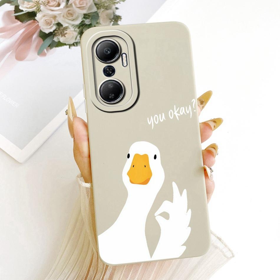 For Infinix Hot 20 20Play Cute Cat Flower Cartoon Phone Case For Infinix Hot 20 Play Hot20 4G Soft Silicone Covers Bumpers
