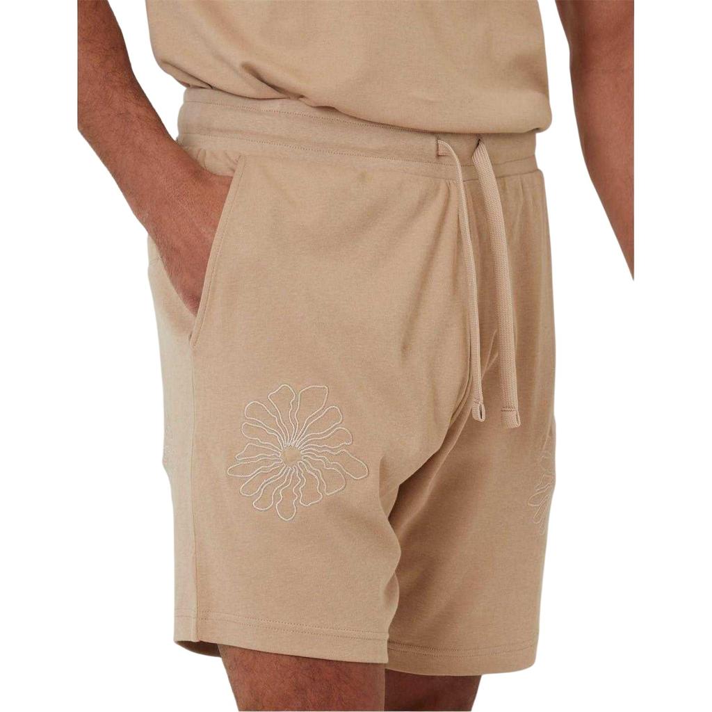 Threadbare Mens Ardsley Fleece Floral Shorts