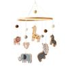 Baby Wooden Crib Mobile Bed Bell Hanging Rattle Toy Newborn Music Box Bed Bell Hanging Toys Holder Bracket Infant Crib Baby Gift
